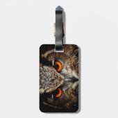 イーグルフクロウ ラゲッジタグ (裏面縦)