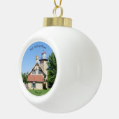 イーグルブラフライトハウスオーナメント セラミックボールオーナメント (右)
