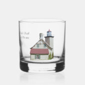 イーグルブラフライトハウスガラス ウイスキーグラス (正面)