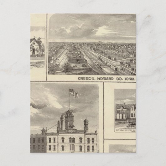 イーグルブルワリー、シダーラピッド ポストカード (正面)