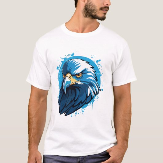 イーグルブルー Tシャツ (正面)