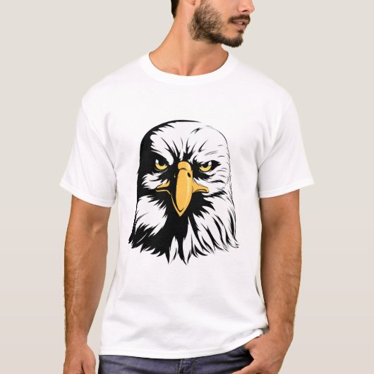 イーグルヘッド前面 Tシャツ (正面)
