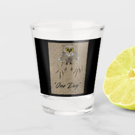 イーグルベビーと砂の足跡"1日" ショットグラス