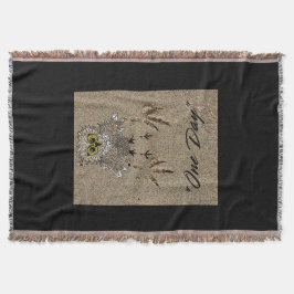 イーグルベビーと砂の足跡"1日" スローブランケット