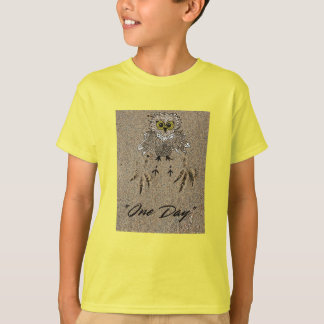 イーグルベビーと砂の足跡"1日" Tシャツ