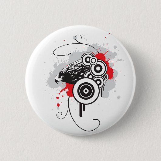 イーグルボタン 缶バッジ (正面)