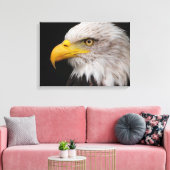イーグルポートレート キャンバスプリント (インサイチュ (リビング))