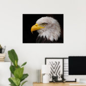 イーグルポートレート ポスター (ホームオフィス)