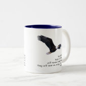 イーグルマグのように翼に乗って ツートーンマグカップ (正面右)