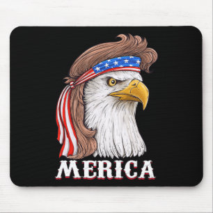 イーグルミュレット7月4日アメリカ合衆国国旗Merica マウスパッド