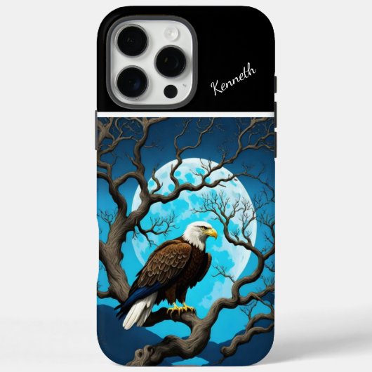 イーグルムーンライト時計 Case-Mate iPhoneケース (裏面)