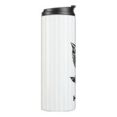 イーグルモノグラムのイラストレーション タンブラー (回転左)