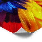 イーグルユニークイラストレーション数々のアートカラーアート ポスター (角)