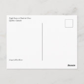 イーグルルームアットホテルデグラスケベック,カナダ ポストカード (裏面)