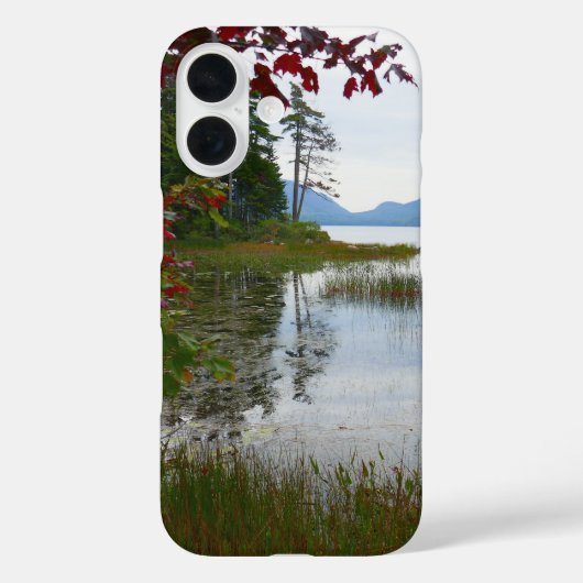 イーグルレイクと赤いカエデの葉 II Case-Mate iPhoneケース (裏面)