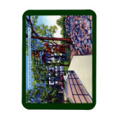 イーグルロックパビリオンオレンジNJヴィンテージ マグネット (縦)