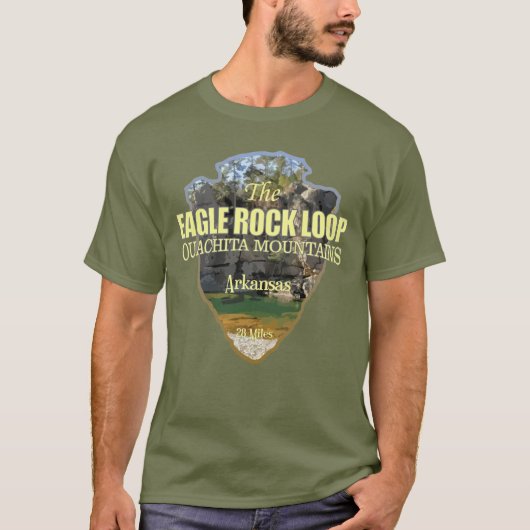 イーグルロックループ(矢印) Tシャツ (正面)