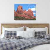 イーグルロックIセドナアリゾナ旅行写真 キャンバスプリント (インサイチュ (寝室))