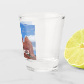 イーグルロックIセドナアリゾナ旅行写真 ショットグラス (右)