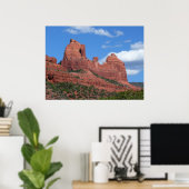 イーグルロックIセドナアリゾナ旅行写真 ポスター (ホームオフィス)