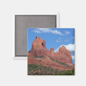 イーグルロックIセドナアリゾナ旅行写真 マグネット (正面/裏面)