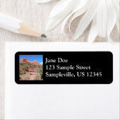 イーグルロックIセドナアリゾナ旅行写真 ラベル (インサイチュ)