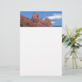 イーグルロックIセドナアリゾナ旅行写真 便箋 (スタンド正面)