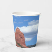 イーグルロックIセドナアリゾナ旅行写真 紙コップ (裏面)