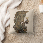 イーグル付きアンティーク騎士ヘルメット クッション (ブランケット)