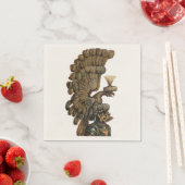 イーグル付きアンティーク騎士ヘルメット スタンダードカクテルナプキン (インサイチュ)