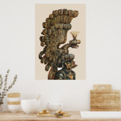 イーグル付きアンティーク騎士ヘルメット ポスター (キッチン)