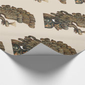 イーグル付きアンティーク騎士ヘルメット ラッピングペーパー (角)