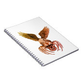 イーグル付きスパイダースカル ノートブック (右側)