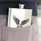 イーグル付きスパイダースカル フラスク (インサイチュ)