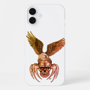 イーグル付きスパイダースカル iPhone 16 PLUSケース