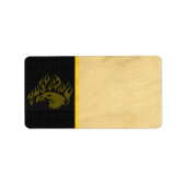 イーグル住所 シール (正面)