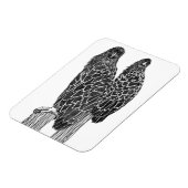 イーグル兄弟姉妹のおもしろいラウンジ+魚釣りで池 マグネット (左側)