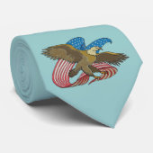 イーグル刺繍 ネクタイ (ロール)