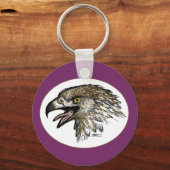 イーグル叫び キーホルダー (正面)