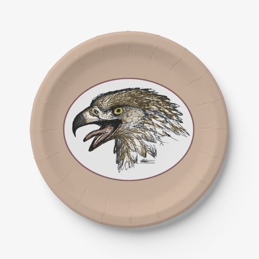 イーグル叫び ペーパープレート (正面)