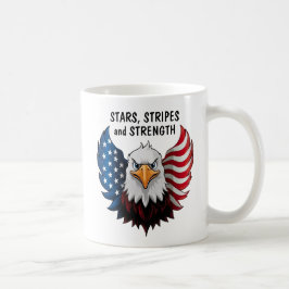 イーグル国旗の米国 コーヒーマグカップ