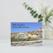 イーグル城ドライブウェイへの入口はがき ポストカード (スタンド正面)