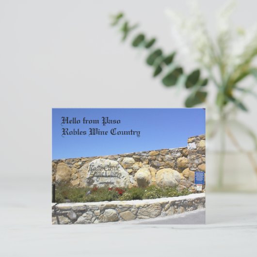 イーグル城ドライブウェイへの入口はがき ポストカード (スタンド正面)