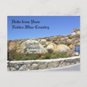 イーグル城ドライブウェイへの入口はがき ポストカード (正面)