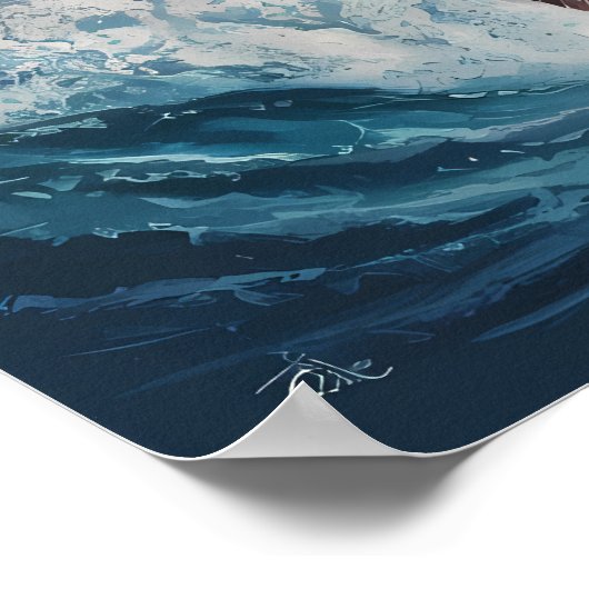 イーグル威厳のあるが猛威を振るう ポスター (角)