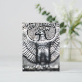 イーグル威厳のあるエンブレムクローズアップ ポストカード (スタンド正面)