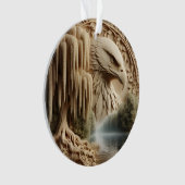 イーグル威厳のあるオーバールカースレーヌレイク オーナメント (正面)