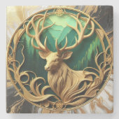 イーグル威厳のあるオーバールカースレーヌレイク ストーンコースター (正面)