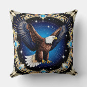 イーグル威厳のあるソアリング クッション (裏面)