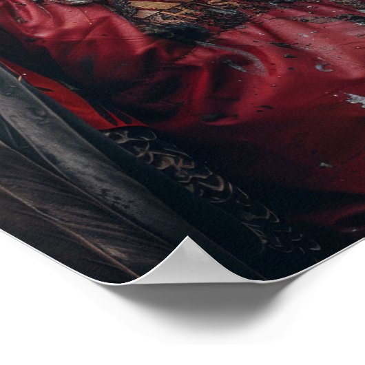 イーグル威厳のあるフル体ポートレートポスター ポスター (角)